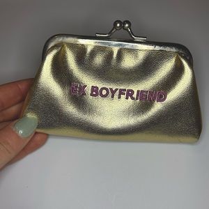 Urban Outfitters Boyfriend/Ex Boyfriend Metallic Gold Coin Purse